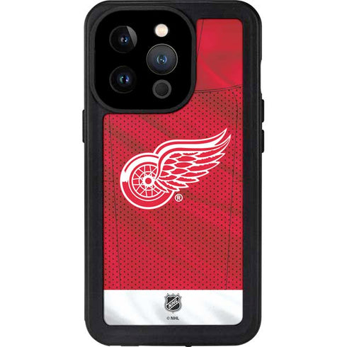 NHL Detroit Red Wings Home Jersey iPhone 15 Pro Waterproof Case